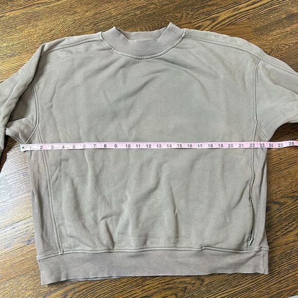 Lululemon Chill On Pullover in Carbon Dust - Size 12 - Picture 6 of 11